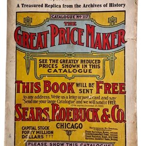 VINTAGE 1908 Sears Roebuck & Company Catalog !!